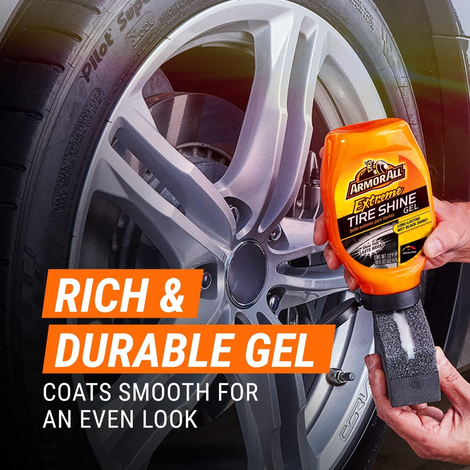 image:imageArmor All Extreme Tire Shine Gel by Armor All Tire Shine for Restoring Color and Tire Protection 18 Fl OzTire Shine Gel