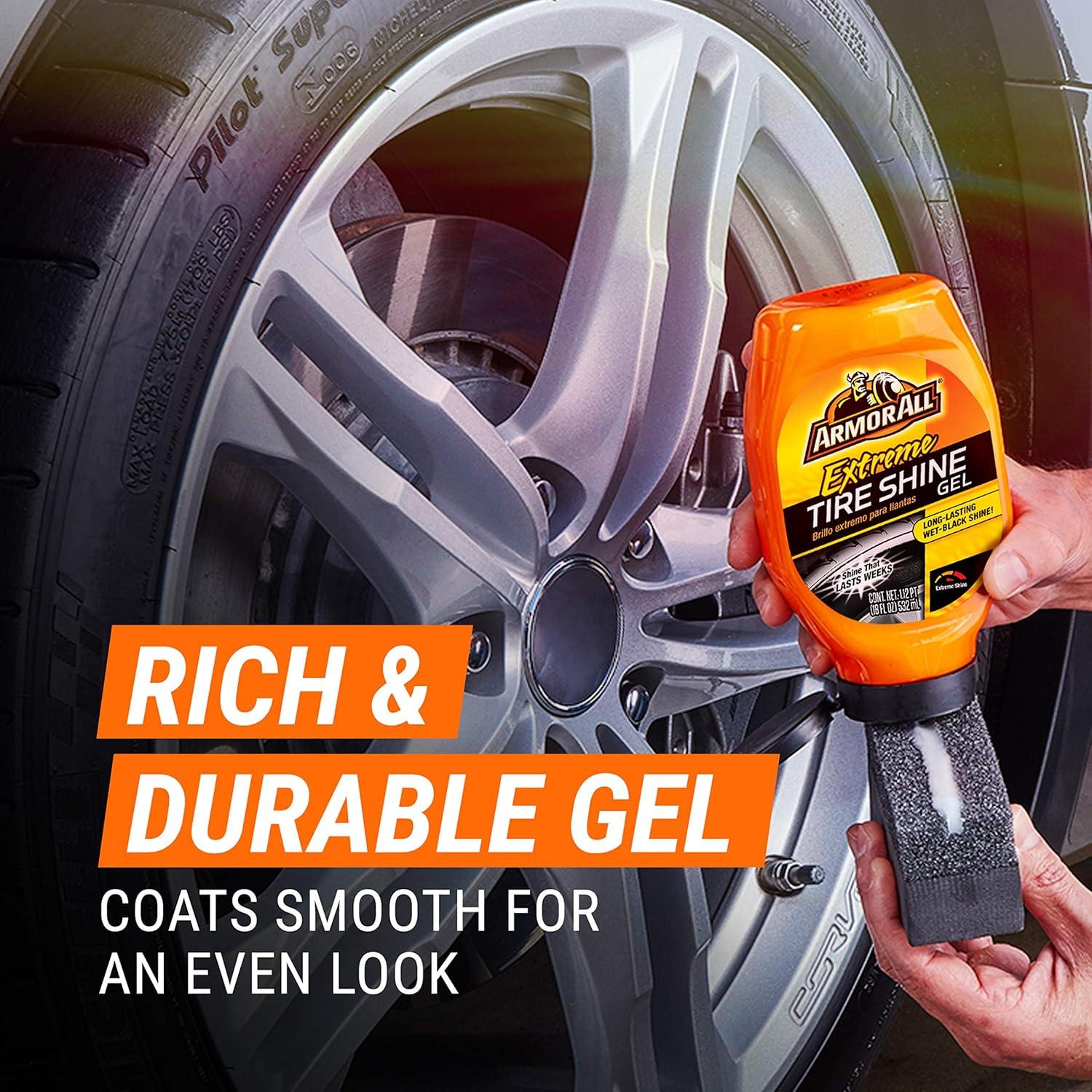 image:imageArmor All Extreme Tire Shine Gel by Armor All Tire Shine for Restoring Color and Tire Protection 18 Fl OzTire Shine Gel