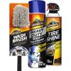 image:imageArmor All Tire Shine OneStep Tire Shine Spray for Precise Even Shine and Minimal Overspray  2 CountHeavy Duty Wheel Cleaner  Tire Shine Kit