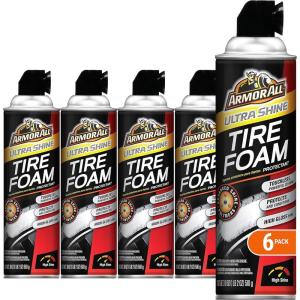 image:imageArmor All Tire Foam Ultra Shine 18Fluid Ounce Cans Pack of 6