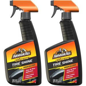 image:imageArmor All Tire Shine OneStep Tire Shine Spray for Precise Even Shine and Minimal Overspray  2 Count2Pack Tire Shine
