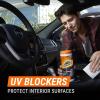 image:imageArmor All Interior Car Cleaning Wipes Kit Disinfects Protects and Cleans Car Interiors Includes Leather Care Wipes Glass Wipes Disinfectant Wipes and Protectant Wipes 4 CountInterior Care Wipes