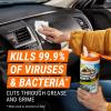 image:imageArmor All Interior Car Cleaning Wipes Kit Disinfects Protects and Cleans Car Interiors Includes Leather Care Wipes Glass Wipes Disinfectant Wipes and Protectant Wipes 4 CountCar Cleaning Kit