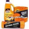 image:imageArmor All Car Wash Kit Includes Car Wash Soap Wash Mitt amp Microfiber Towel 3 Piece KitCar Wash Kit
