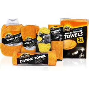 image:imageArmor All Car Cleaning Supplies Kit Includes Microfiber Towels Wash Mitt and Pad Drying Towel Buffing Towel and Microfiber Duster