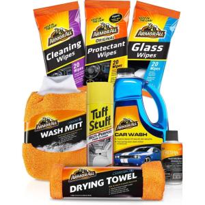 image:imageArmor All Car Wash and Cleaner Kit Includes Cleaning Wipes for Car Interior Cleaner Concentrate Car Air Freshener Microfiber Towels 8 Piece KitCar Wash and Cleaner Kit 8pc