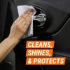 image:imageArmor All Car Cleaning Wipes and Protectant Wipes Interior Car Wipes Clean Without Damaging Surfaces Includes Armor All Cleaning Wipes and Original Protectant Wipes 50 Wipes Each 2 Pack
