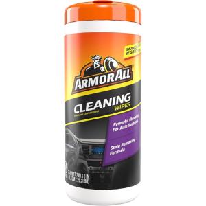 image:imageArmor All Interior Car Cleaning Wipes 25 Count Canister Powerful Cleaning for Dashboards Vinyl Clear Plastics Carpet and Fabric25 Count Pack of 1