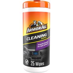 image:imageArmor All Interior Car Cleaning Wipes 25 Count Canister Powerful Cleaning for Dashboards Vinyl Clear Plastics Carpet and Fabric25 Count Pack of 6