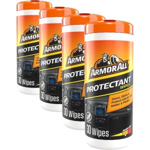 image:imageArmor All Original Protectant Wipes Car Interior Cleaner Wipes with UV Protection to Fight Cracking amp Fading 30 Count30 Count Pack of 4