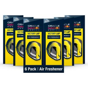 image:imageArmor All Podium Series Hanging Car Air Freshener Logo Helmet Victory Lap Scent 6 Pack RacingInspired Auto Air Freshener Developed in Collaboration With Oracle Red Bull Racing