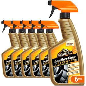 image:imageArmor All Car Leather Cleaner Spray Beeswax Leather Care Spray for Cars Trucks Motorcycles 16 Oz Each16 Fl Oz Pack of 6