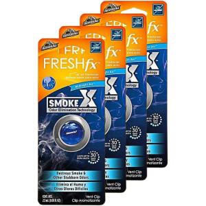 image:imageArmor All Fresh FX Smoke X Car Odor Eliminator  Car Air Freshener Midnight Air Scent 008 Fl Oz 1 Count Pack of 14 Count Pack of 1