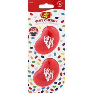 image:imageJelly Belly Duo Car Air Freshener Vent Clips TuttiFruitti Scent 2 Pack Fun and Fruity Car Vent Clips With an Iconic Jelly Bean ShapeVery Cherry
