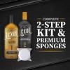 image:imageLexol Leather Conditioner and Cleaner Kit by Lexol Use on Furniture Car Interiors Shoes Handbags Includes 2 Application Sponges TwoStep System 16 oz EachKit