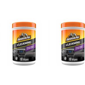image:imageArmor All Car Cleaning Wipes Wipes for Car Interior and Car Exterior 90 Wipes Each Pack of 290 Count Pack of 2