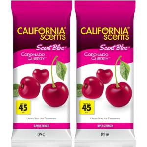 image:imageCalifornia Scents Power Bloc Car Air Freshener Coronado Cherry Scent088 Ounce Pack of 12