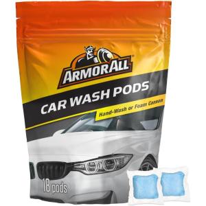 image:imageArmor All Car Wash Pods PreMeasured Dissolvable SuperConcentrated Formula 18 Count1 Count Pack of 1