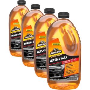 image:imageArmor All Ultra Shine Car Wash and Car Wax by Armor All Cleaning Fluid for Cars Trucks Motorcycles 64 Fl Oz Each64 Fluid Ounces Pack of 4